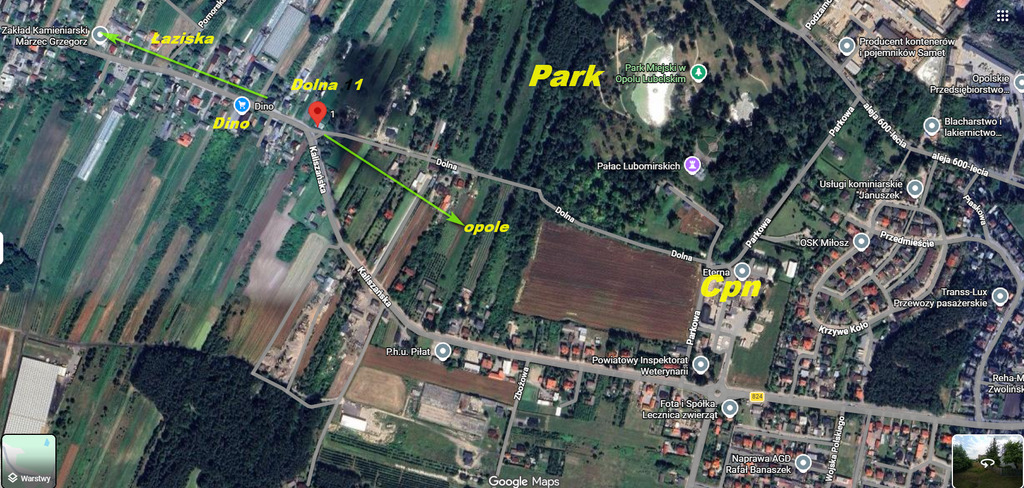 Działka pod dom i biznes 1983 m² /ul.Dolna Opole Lubelskie - zdjęcie 6