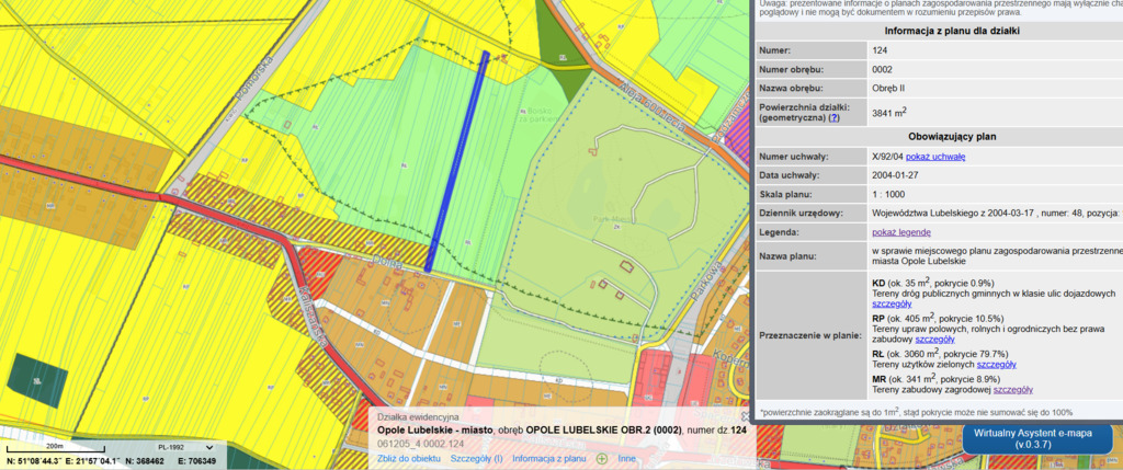 Opole lubelskie działka 6608 m2 budowlano-rolna - zdjęcie 5