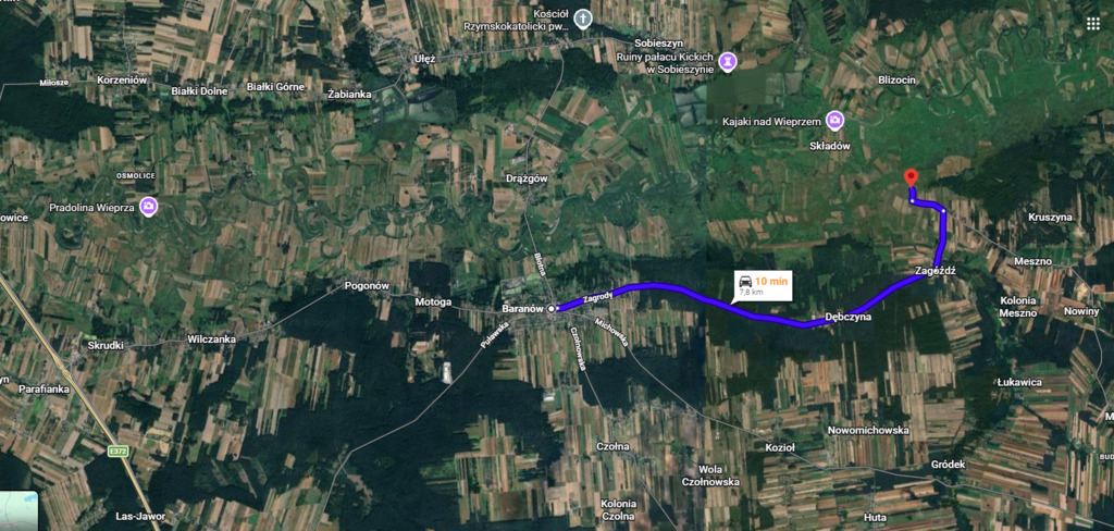 Działka rolna – wieś Składów, gm. Baranów - zdjęcie 6