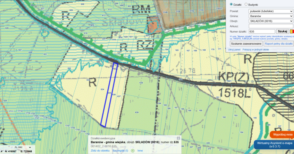 Na sprzedaz działka rolna gm Baranów 3562 m2 - zdjęcie 3