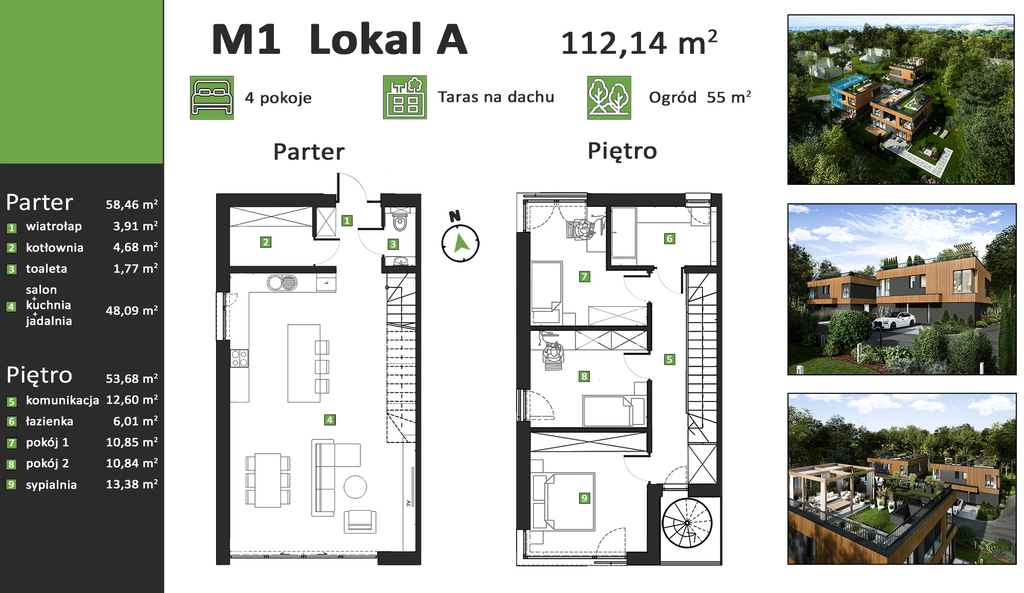 Apartament z tarasem na dachu - Wola Justowska - zdjęcie 2
