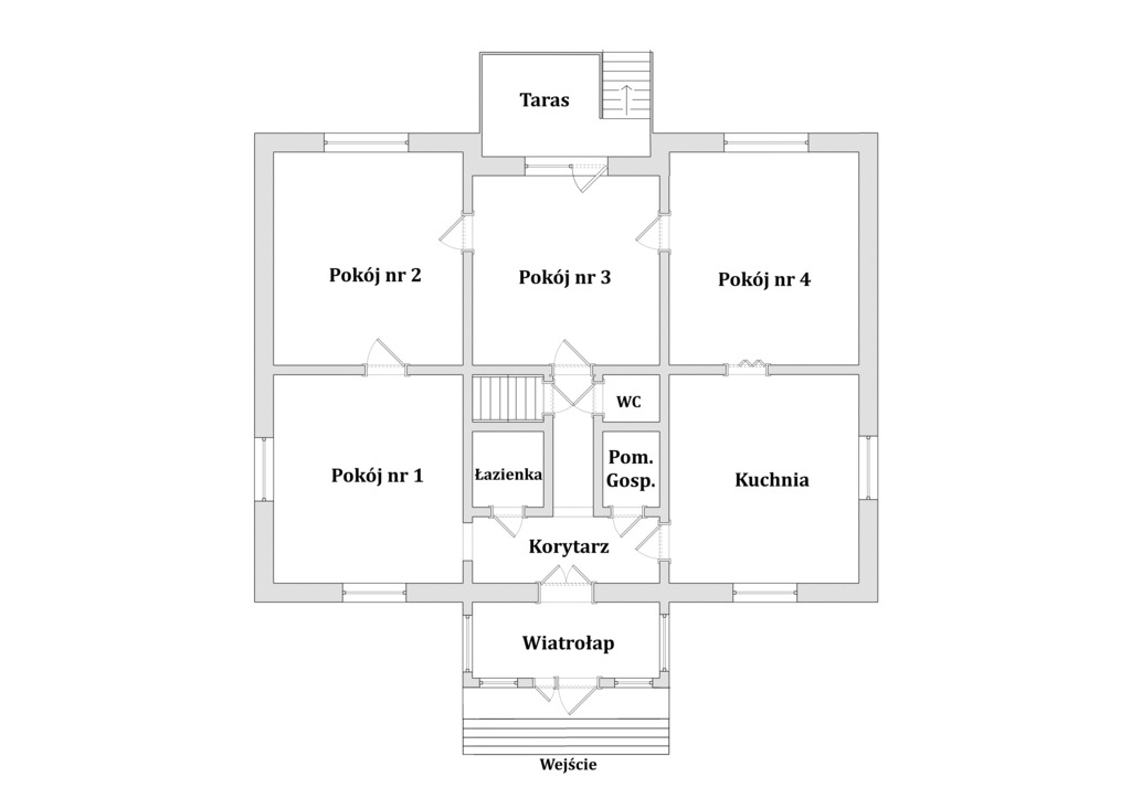 Dom 110m2 z działką 3700 m2 Janinów 4 pokoje - zdjęcie 5