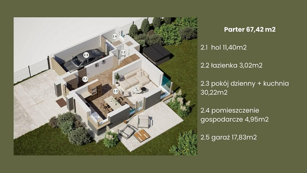 Nowy dom 127 m² z ogrodem blisko Krakowa - zdjęcie 3